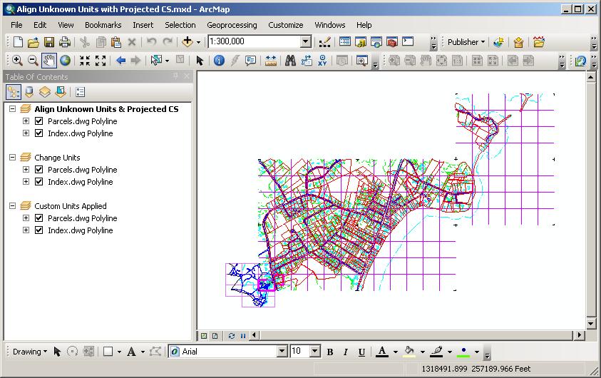 How about this? This CAD data was created with units of inches instead of feet.