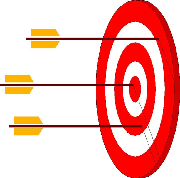 At what time would the arrow be able to hit a target 10 feet in the air? Solution: Put 10 in for h(x): Solve: So the arrow could hit a 10 foot target in 2 sec. or in are two times that would work.