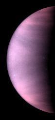 Earth Venus 5,9x10 21 t Mass 4,8x10 21 t 12 756 km Diameter 12 104 km 15 C Surface temperature 1 atm Surface pressure 365 jours Rotation around Sun