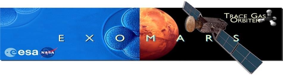 The next European mission: ExoMars Long history in 2009 NASA
