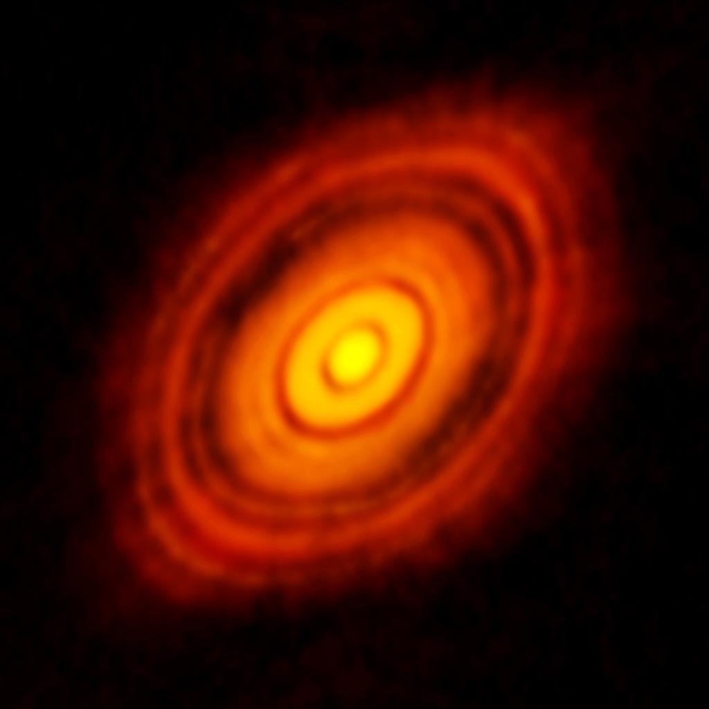 ALMA emission is optically thick at