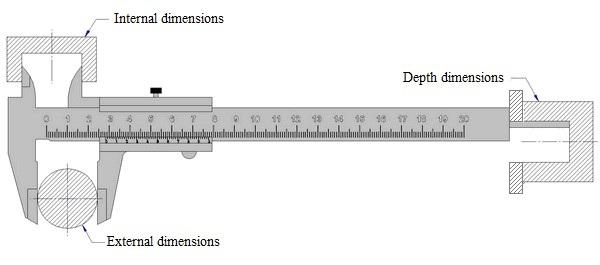 When it is necessary to make more precise linear measurements, you must have a more precise instrument. One such instrument is the vernier caliper.