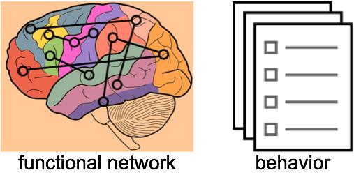 Big Picture Goal: Quantify the relationship between brain functional networks and behavioral measures.