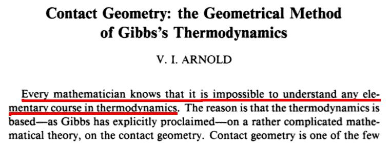Why Carnot-Carathéodory geometry?