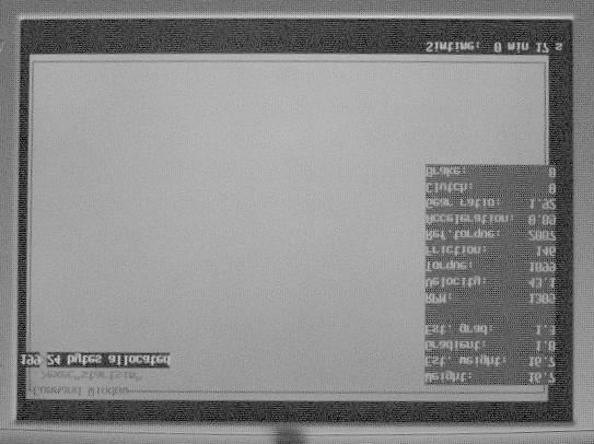 Figure 6.2 Screen picture of the PC.