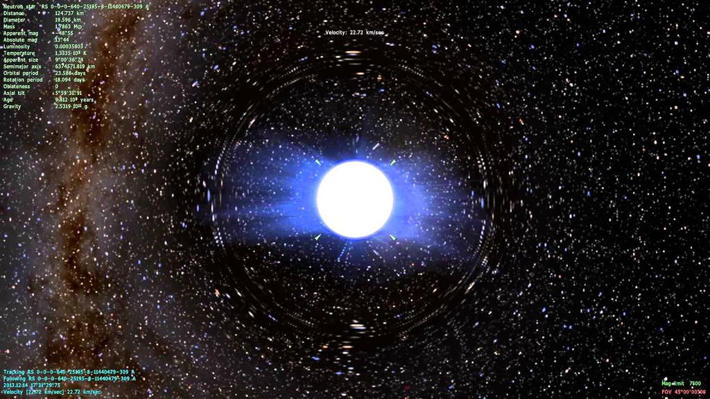 Neutron star: a very small, very dense celestial object form by the