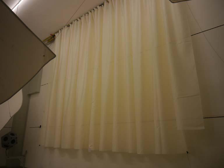 Fabric STREAMER pro Figure B.1. Flat arrangement, test object mounted in the reverberation room.