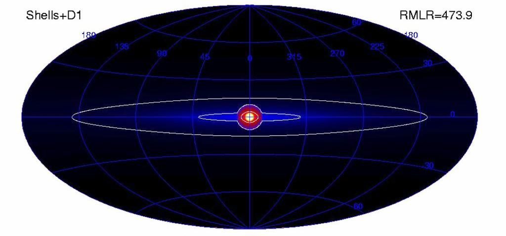 511 kev Bulge + Disk Model INTEGRAL marginally detects 511 kev galactic disk component at
