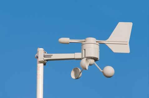 Learning Set 1 What Is Weather, and How Is It Measured and Described? wind vane: a tool for measuring wind direction. A wind vane pivots to point in the direction from which the wind is blowing.
