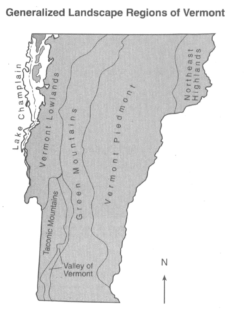Which processes formed the granite that is mined in Vermont?