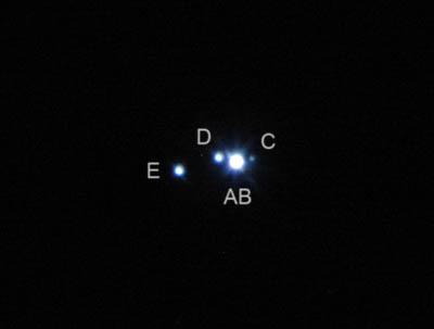 Sigma Orionis σ Ori A - 09.5V (Aa+Ab) σ Ori B - B0.5V (0.