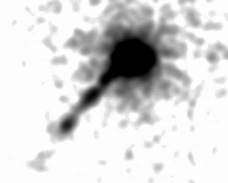2 Siemiginowska et al 5. C 1. B 15. A -14:49:2. 25. I readout 3. 35. 8.5 8. 7.5 11:3:7. 6.5 6. Figure 1. Chandra ACIS-S exposure corrected image of PKS1127 145 (E=.
