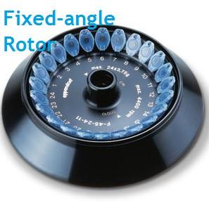 Fixed-angle Rotor Fixed-angle rotors are general-purpose rotors that are especially useful for pelleting subcellular particles and in short column banding of viruses and