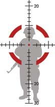 Ranging The TMCQ MOA reticle can be used for approximate range estimations using a simple formula.