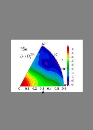 Rotational moment of inertia ( 68 Se) Ratio to Inglis-Belyaev MOI D (LQRPA) (LQRPA) k (β,γ) D (IB) (IB) k (β,γ) 1.