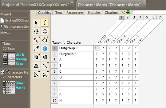 number of characters you have (e.g.