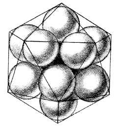 Structures of Solids Close Packing of Spheres - Each sphere is surrounded by 12 other spheres (6 in one