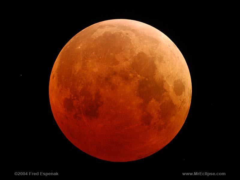 Lunar eclipse visible from