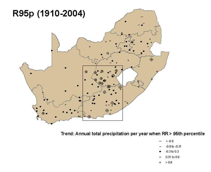 1910 2004 study: Region covering S Free State and most of Eastern Cape province:
