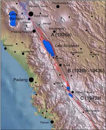 Image Source : www.tectonics.caltech.edu Image Source : www.usgs.gov The two figures below show the location of the fault and some of its historical earthquakes.