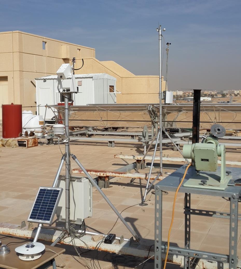 86 Solar Radiation Measurement Station at KSU The station is located on the roof