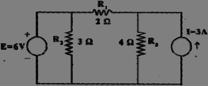 currents in the various resistors and the
