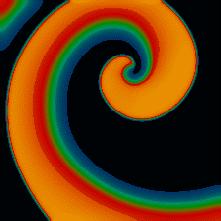 newly generated spirals evolve and repeat the initial breakup process.
