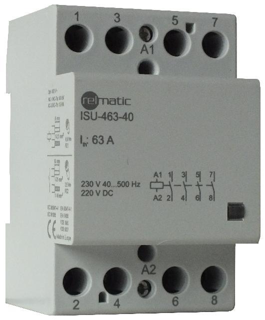Installation Contactors ISU-xxx ISM-xxx Installation contactors are used in