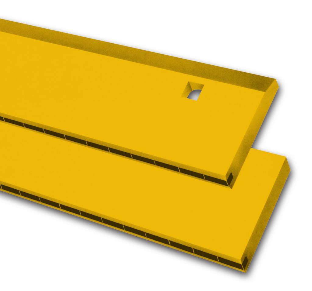 Kennametal Tungsten Carbide-Edged Snowplow s and Accessories equipped with genuine Kennametal tungsten carbide inserts! unparalleled hardness and fracture/wear resistance!