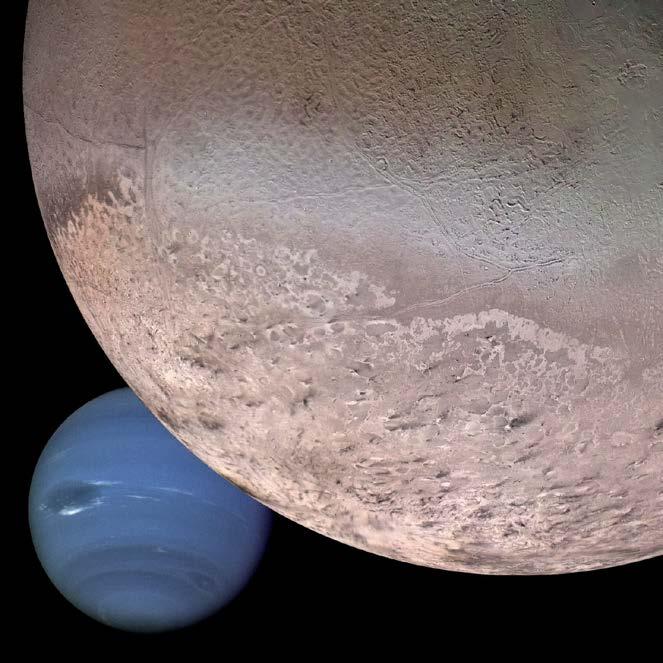 Neptune s Moons Neptune has 13 moons, 8 of which have been given names. The two largest moons of Neptune are Triton and Nereid.
