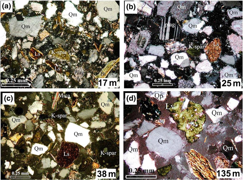 M. Shamsudduha et al. / Journal of Contaminant Hydrology 99 (2008) 112 136 129 facies are mostly quartz and feldspars with other dark-colored minerals.