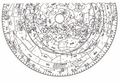 Diagram of the Constellation Dial 1) Sirius (Cma) 2) Canupus (Car) 3) Arcturus