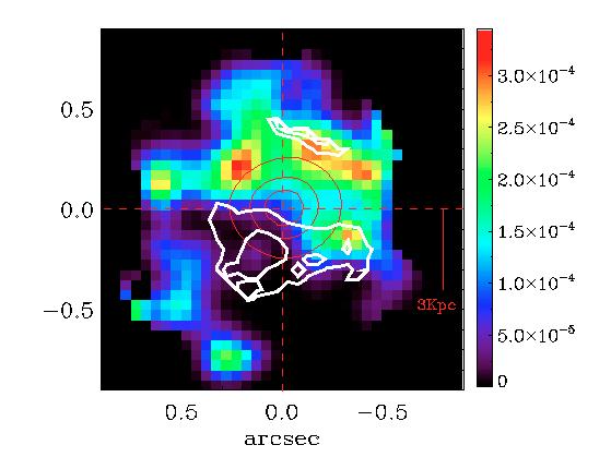 Cano-Diaz+11, in preparation Feedback in a quasar at z~2.4? First (?) example of a z~2.