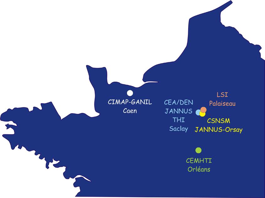 EMIR network The five platforms are: CEMHTI - Orléans (CNRS/INC)