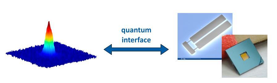 Hybrid Quantum Systems How can we coherently couple atomic ensembles (or single atoms) to solid state quantum systems?