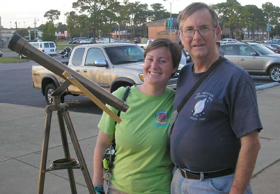 The Steam Punk Galileo Scope Mary Katherine Heuvelmann was the first president of the student chapter when we organized it in 2011, and it was great to see her back in town after several years at