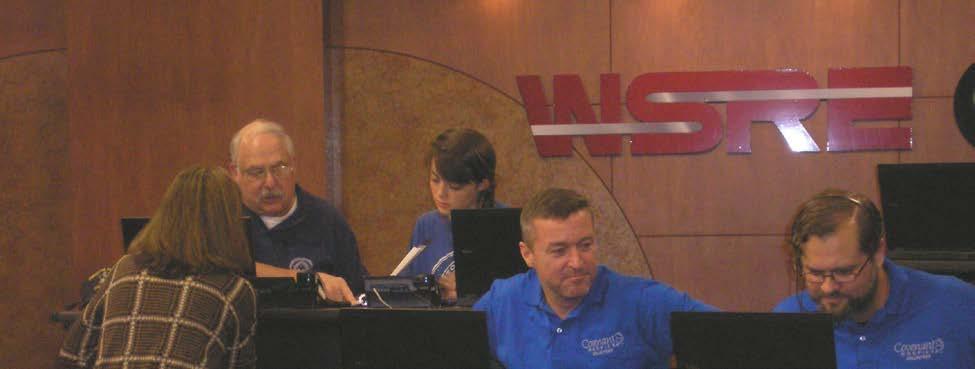 phones while Wayne Wooten manned the on-air mic during our help with Pledge Week at