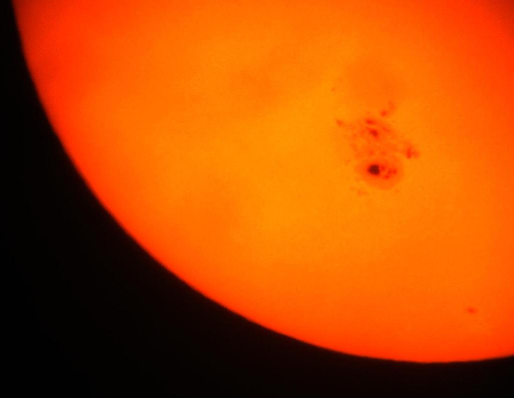 A sunspot to remember!