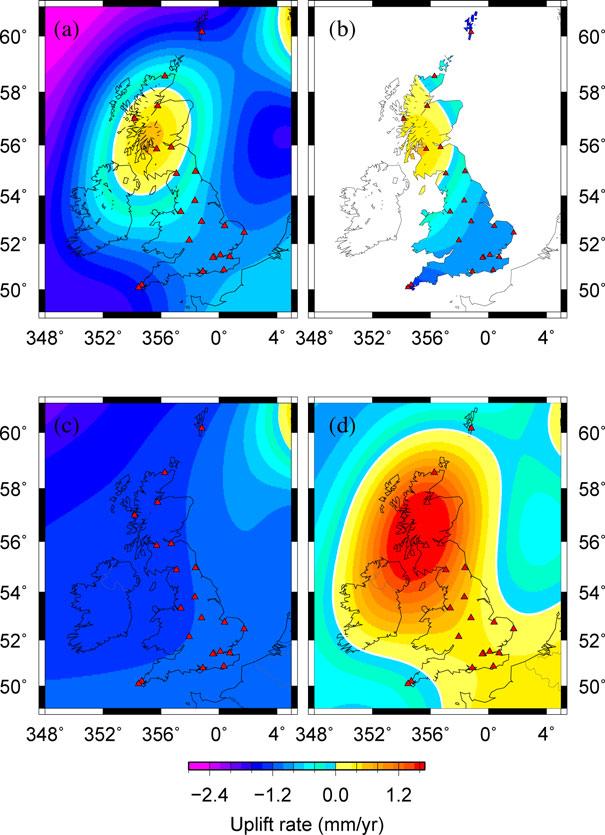 Glacial isostatic adjustment of the British Isles 17 We adopt a recently developed ice model for the UK and North Sea that was constrained using both RSL and geomorphological data (Shennan et al.