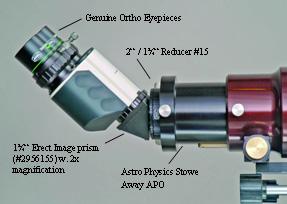 Part No. 245 6321) Quick Changer may be added to enable quick attachment and removal of any T-threaded accessory such as the Maxbright binoviewer.