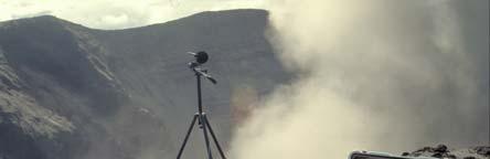of sound in air from volcano vent Sound waves are longitudinal waves