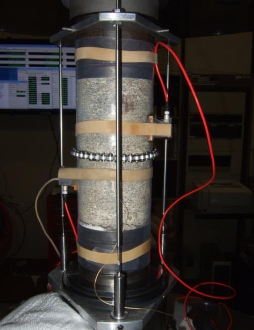 These specimens were used for Unconfined Compressive Strength (UCS), triaxial and indirect tensile (Brazilian) tests. Figure 4.