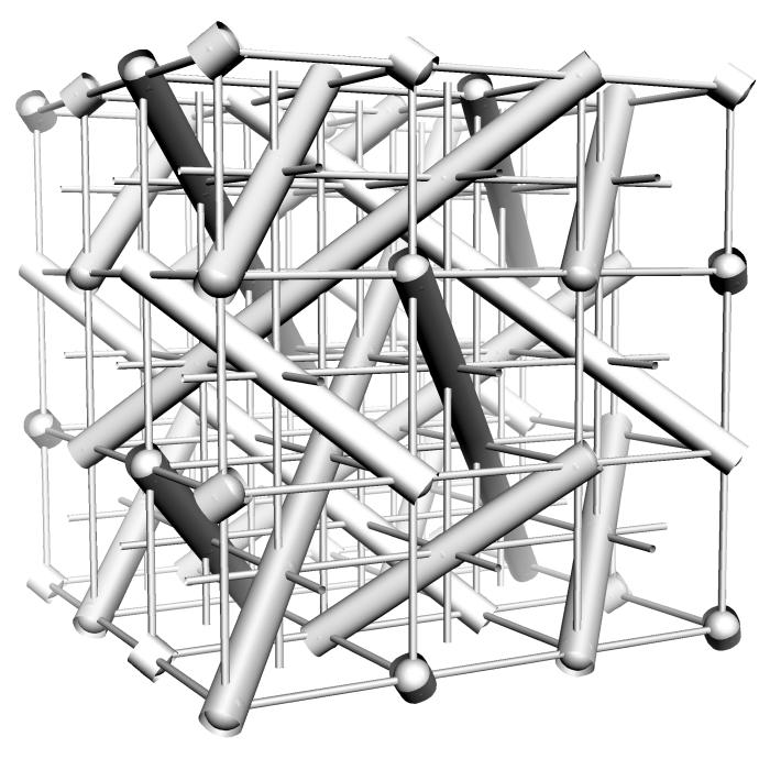 480 John H. Conway et al.: On Three-Dimensional Space Groups Figure 3. The cyclinders represent the set of diagonal lines fixed by the eight quarter groups.