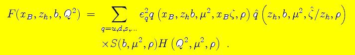 QCD Factorization Factorization for the structure function q: TMD parton distribution q