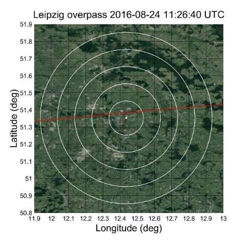 Study case II Leipzig overpass 2016-08-24 Time: 11:26:40UTC Figure 11a.