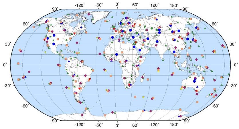International Monitoring System - Prospective 321 Stations, 16 Radionuclide Laboratories Infrasound Station Seismic Primary Array Seismic Primary 3-comp Station Seismic Auxiliary