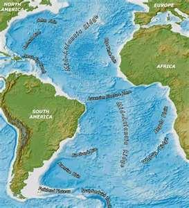 Earth s Oceans The second largest ocean on Earth is the Atlantic Ocean, and covers about half the area of the Pacific Ocean, which is a surface area of about 81,630,000