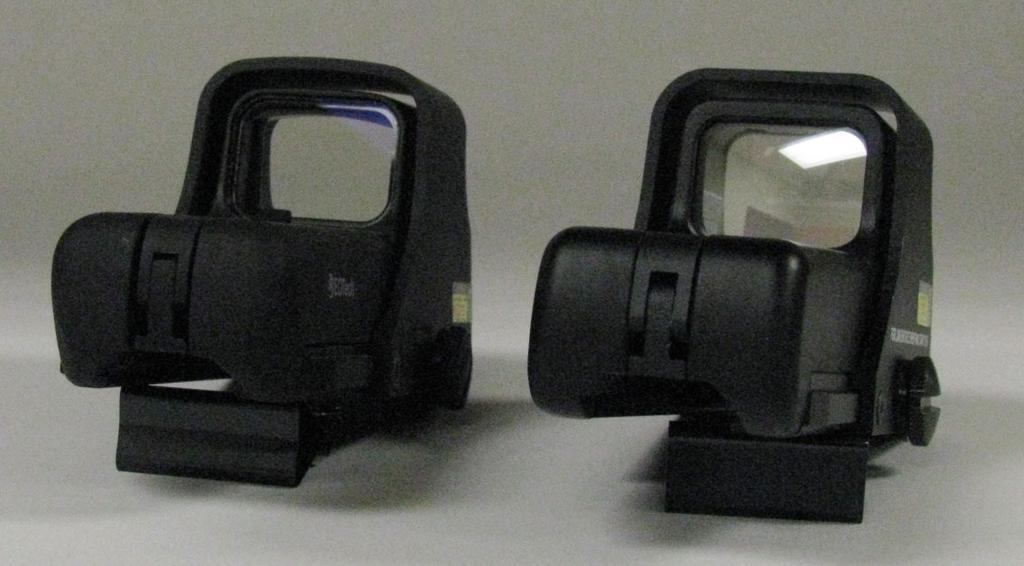 Genuine L-3 EOTech sight sight Figure 3: Real and counterfeit Model 553 Holographic Weapon Sight.