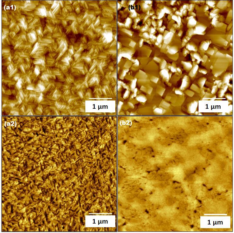 and 1.1nm for (111) and (100) surface, respectively. These surface roughnesses were measured by AFM. Figure 61: A comparison of 3C SiC (111) and 3C SiC (100) substrate before and after CMP.