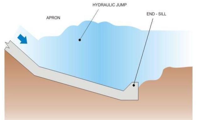 free, forced, or submerged jump. In the first category, the jump is designated as classical jump, A-type, B- type, C-type, or D-type.